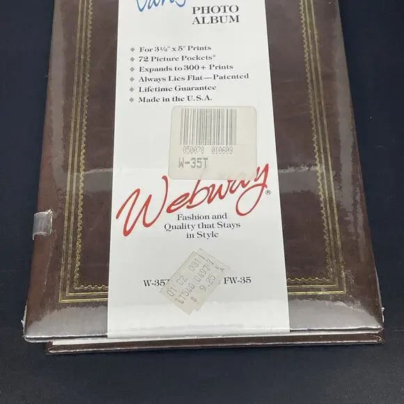 New Set of 3 Webway Orig Vanguard Photo Albums 72 Pockets USA W-35T Expandable